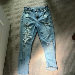 American Eagle Stretch High Rise Mom Jean